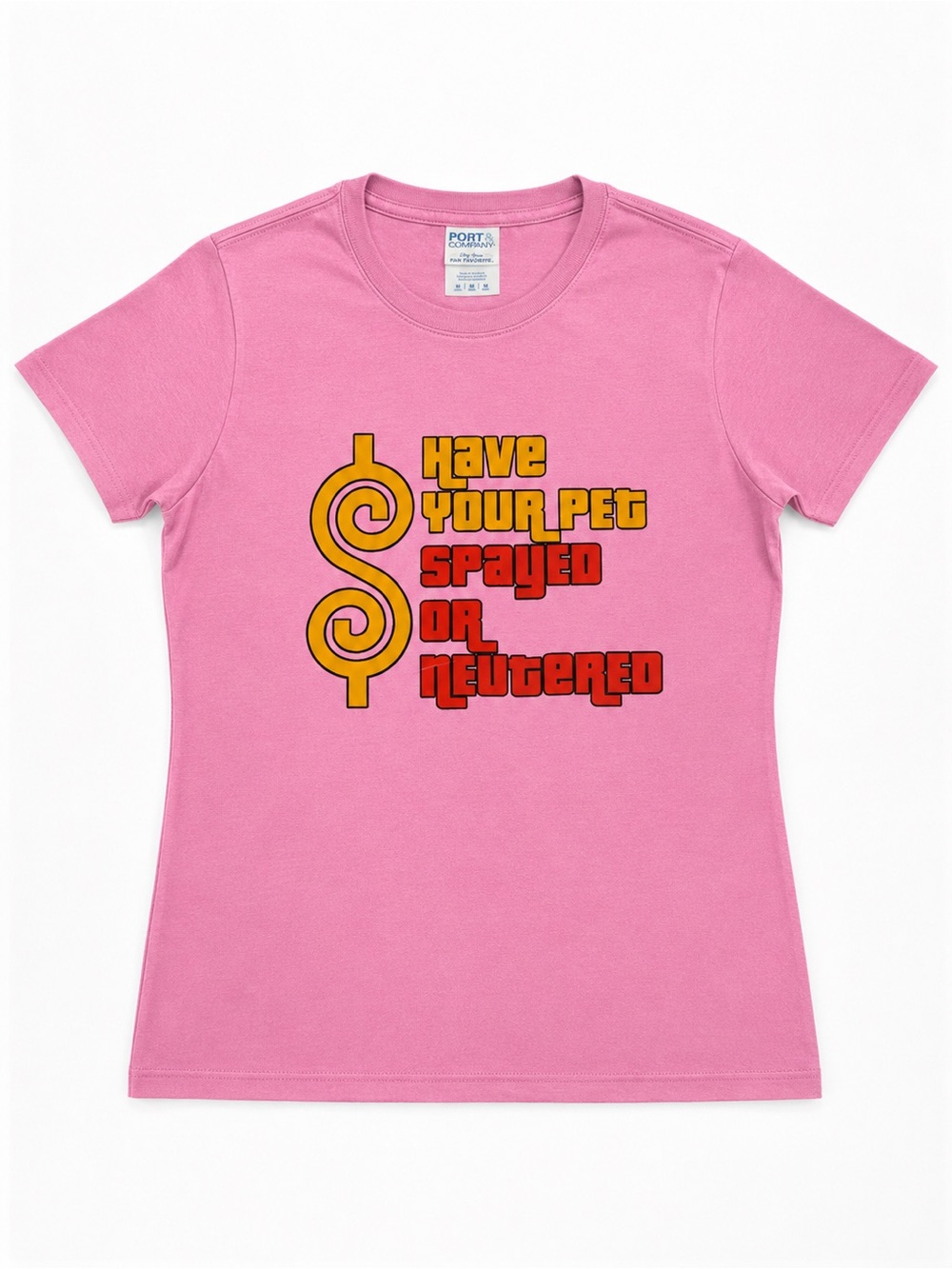 Pink “Have Your Pet Spayed or Neutered” Bob Barker T-Shirt